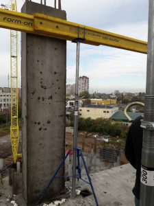 ЖК Континент | ЖК Континент | Монтаж вертикальных конструкций 7-го этажа секции 1