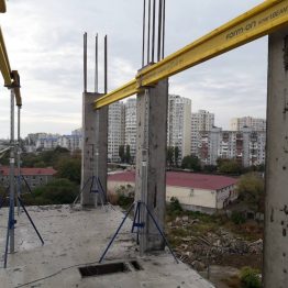 ЖК Континент | ЖК Континент | Монтаж вертикальных конструкций 7-го этажа секции 1
