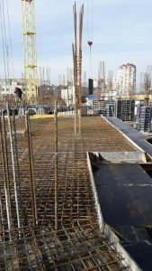 Армирование перекрытия над 4-м этажом